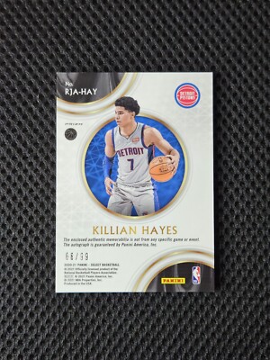KILLIAN HAYES RC AUTO 2枚セート KILLIAN HAYES RC AUTO 2枚セート