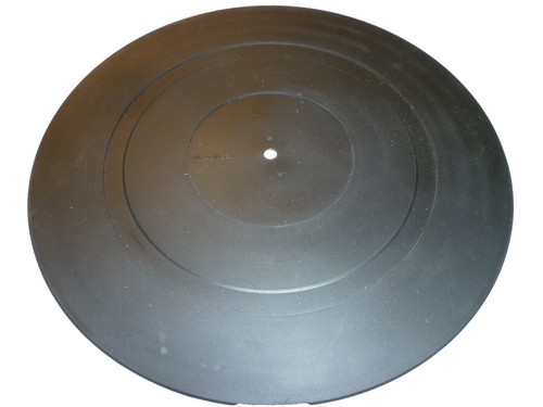 Acrylic Turntable Mat 11.75 Inch White Precision Machined Record Label Recess Acrylic Turntable Mat 11.75 Inch White Precision Machined Record Label Recess