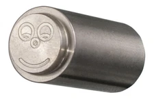 1911 End Cap - Commander Smiley Face Engraved, SS