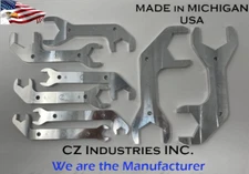 AN Combination Alum Wrench Set 8 Dbl Side , AN3/AN4/AN6/AN8/AN10/AN12/AN16/AN20
