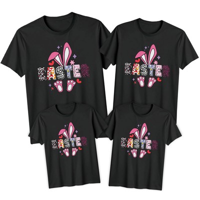 Familie Hasenohren Frohe Ostern T-Shirt Tee Festival Urlaub passendes Outfit #ED