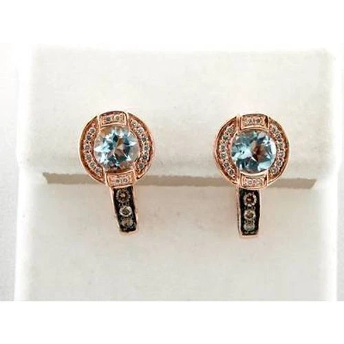 Levian aquamarine shop earrings