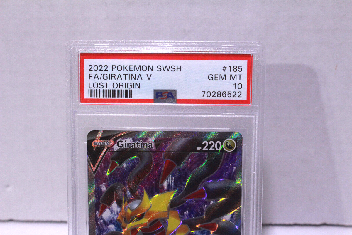 Giratina V Full Art 185/196 PSA 10 Gem Mint Pokemon Lost Giratina V Full Art 185/196 PSA 10 Gem Mint Pokemon Lost