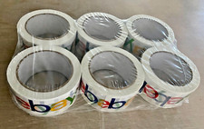6 Rolls COLOR EBAY BRANDED Packaging Tape Color Logo NEW FREE SHIPPING 