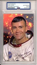 FRED HAISE APOLLO 13 ASTRONAUT SIGNED PHOTO PSA DNA CERTIFIED AUTOGRAPHED NASA