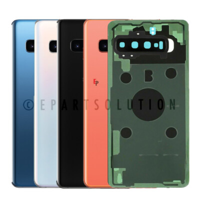Samsung Galaxy S10/S10 Plus Battery Door Back Cover Glass Rear Main Camera Lens