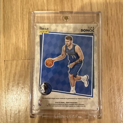 2018-19 Panini NBA Hoops Rise N Shine Patch Luka Doncic Rookie RC