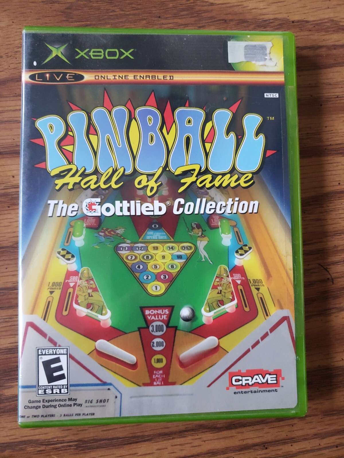Pinball Hall of Fame: The Gottlieb Collection Xbox Original Muy Buen Estado