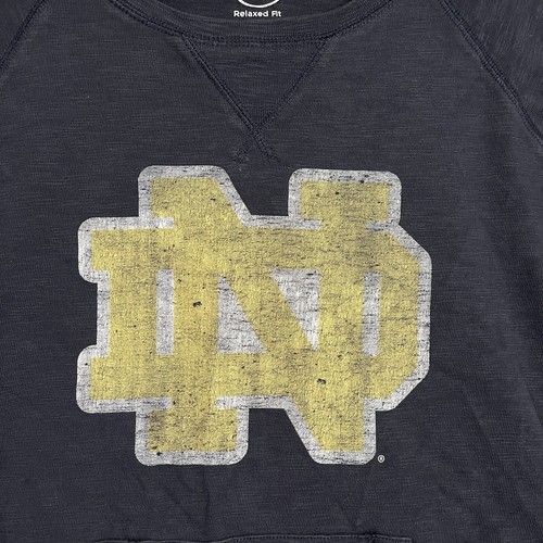 Sudadera con Capucha Ligera Notre Dame 47 Desteñida Retro Gráfica Para Hombre Talla Mediana Relajada - Imagen 2 de 11