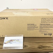 SS-CS8 Sony 2-Way 3-Driver Bass Reflex Center Channel Speaker Black SSCS8 NEW