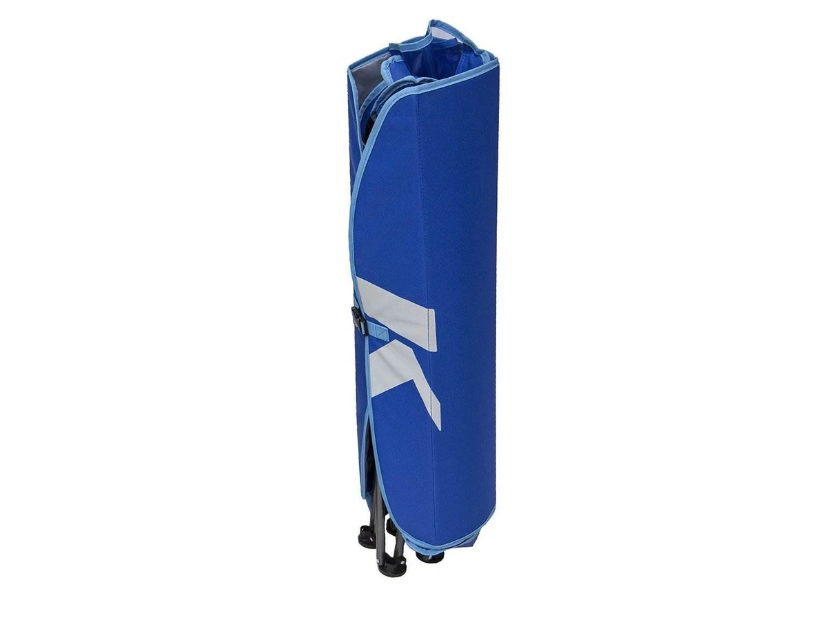 Kelsyus Premium Camping Folding Lawn Chair with Canopy Blue