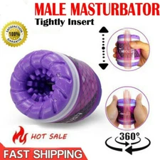 Adult-Realistic-Pocket-Male-Masturbators-Cup-Massage-Sleeve-Use-Lubricant-Men