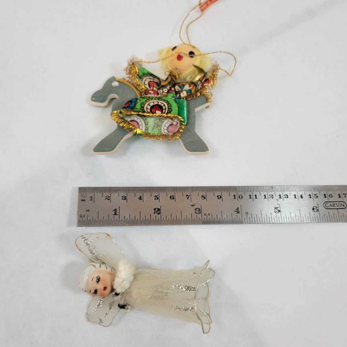 Antique christmas angels head