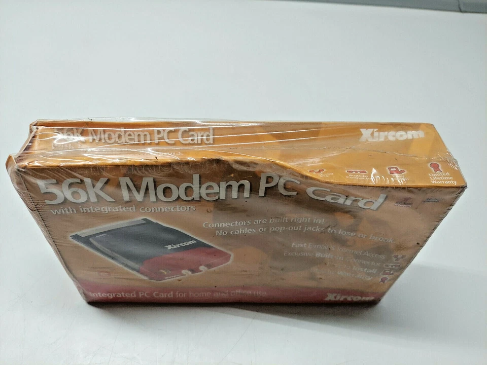 Xircom XM5600 Modem PC Card 10/100 Network 56K Modem PC Card Integrated - Image 2 of 4