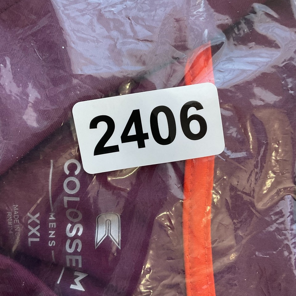 Virginia Tech Polo Shirt Mens XXL Red Hokies NCAA College Colosseum 2XL