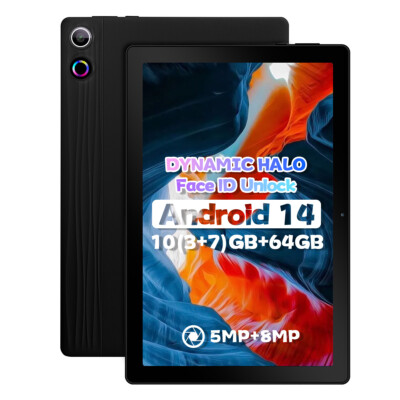 NEU Octa-Core-Prozessor, 10.1-zoll IPS HD 10GB RAM 64GB ROM  Tablet Wifi Bluetoo