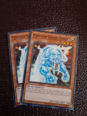 Yu-Gi-Oh! TCG Photon Sabre Tiger Egyptian God Deck: Obelisk the Tormentor N/M X2