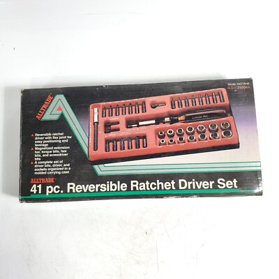#ad #ad ALLTRADE 41 pc. 1 4quot; Drive Reversible Ratchet Driver Set 507 W 41 $10.39