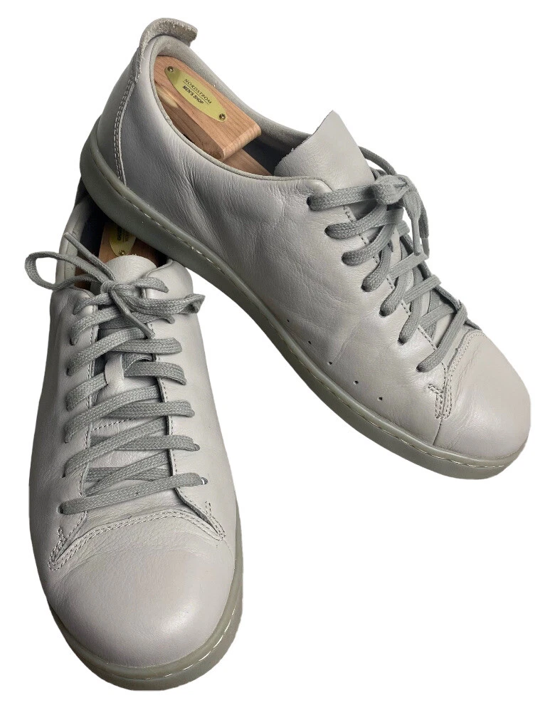 Clarks Active Air Casual Gray Leather Shoes 21621 Mens Sneakers