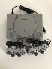 Playstation 1 Console Gray with Two Controllers 1 Game Included
