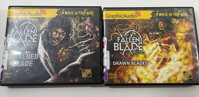 Fallen Blade GraphicAudio Darkened Blade And Drawn Blades lot Of 2 Audiobooks