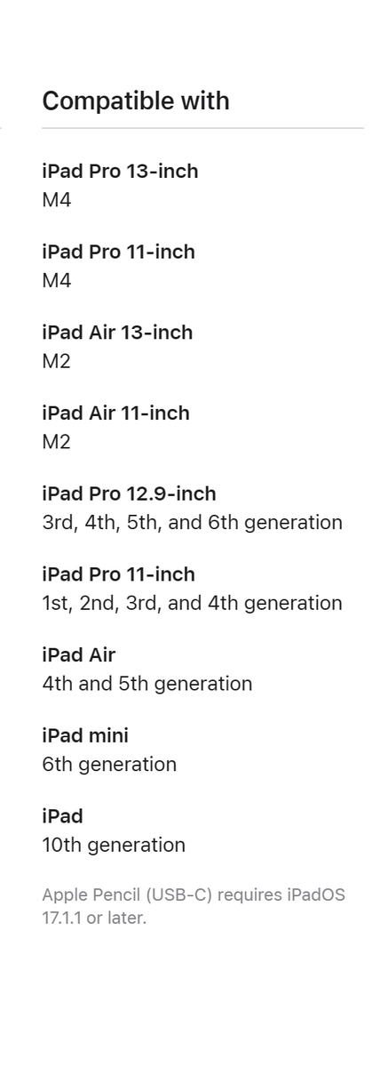 New Apple Pencil (USB-C) MUWA3AM/A | eBay