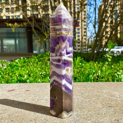 467G natural amethyst crystal quartz crystal column mineral sample - 第 7/15 張圖片