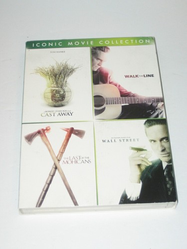 Iconic Movie Collection:Cast Away, Wall Street, Walk the Line, Last Mohicans DVD - Picture 8 of 8