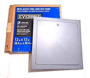 Everbilt Metal Access Panel Door With Frame, 12" x 12", New in open box