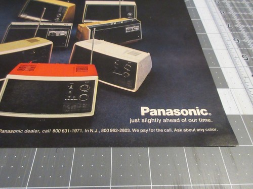 1971 Panasonic Vintage Print Ad, Your Next TV ought to be in color. - Picture 2 of 4