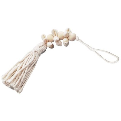 Holz Quaste Perle String Boho Muschel Anhänger Holzperlen Anhänger Home