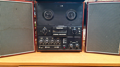 Udssr Tonbandgerät Kashtan (Юпитер-203)Stereo. Autostop. 10AC-401 Lautsprechern