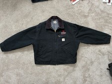 RARE Vintage Carhartt Detroit Jacket J01 BLK Union Made in USA Size 54