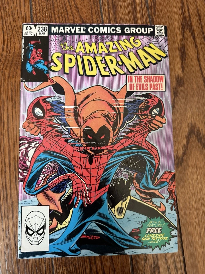 The Amazing Spider-Man #238 Direct Edition W/Tattooz FN/VF 1st App Hobgoblin - Image 2 of 4