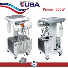 Portable Dental Delivery Turbine Unit with Compressor Suction Triplex Syringe