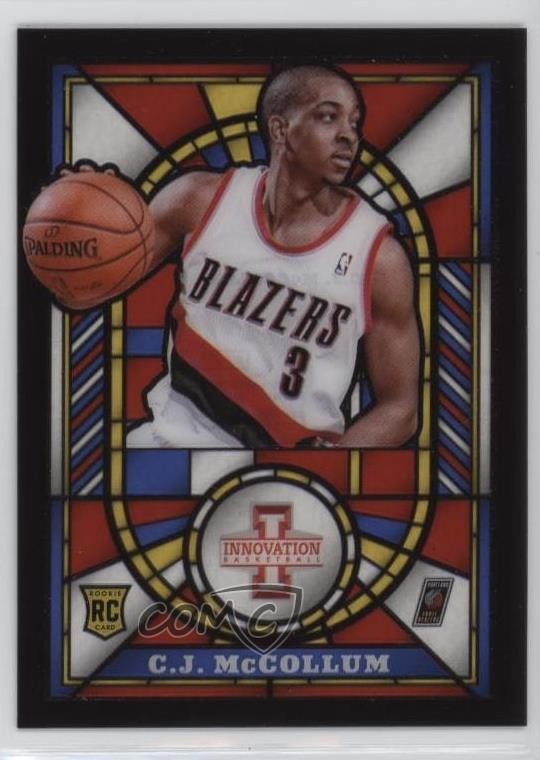 2013-14 Panini Innovation Rookie Stained Glass CJ McCollum #24 RC 0j6