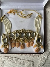 Kundan Choker Set with Earrings. Indian/Pakistani Bridal Partywear