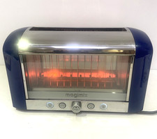 Working Magimix Vision Toaster World's First See-Through Blue Chrome BN82