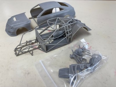 SMH Resins 2014 Cadillac CTSV Pro Mod 3d w P/S chassis 1/25