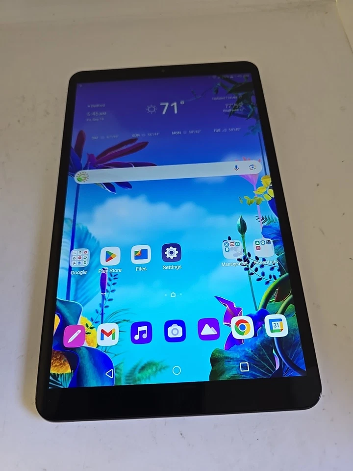 LG G Pad 5 10.1 LM-T600TS 32 GB Android 9 Silver T-MOBILE ( Wi-Fi + 4G (DK598 - Image 2 of 4