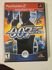 007 Agent Under Fire James Bond PS2 PlayStation 2 Greatest Hits CASE & MANUAL