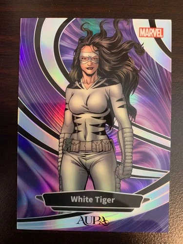MARVEL 2025 KAKAWOW AURA WHITE TIGER PURPLE REFRACTOR AM-IP-38 NUMBERED 29/45