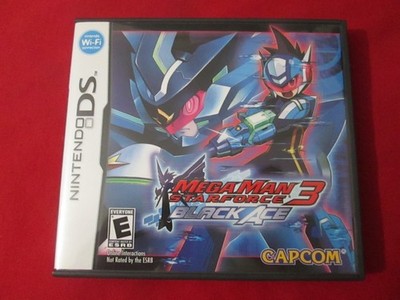 Mega Man Star Force 3 Black Ace Nintendo DS Complete CIB