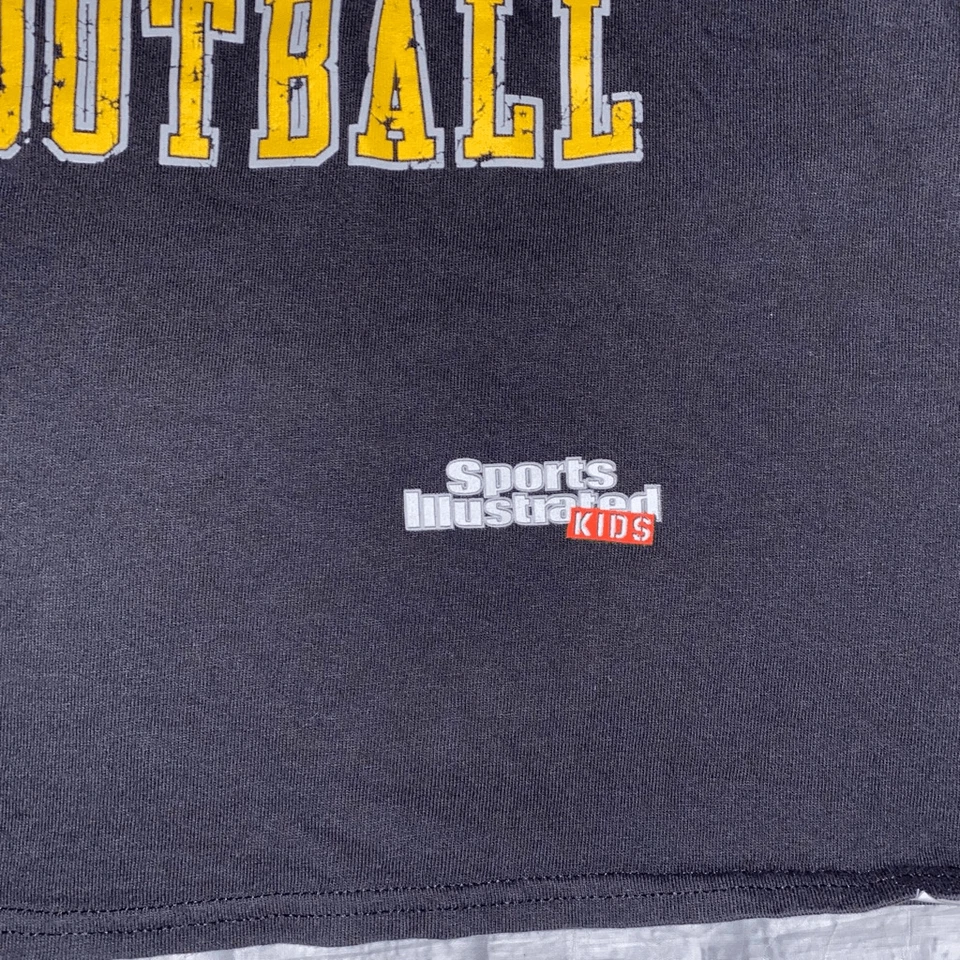 Delta Pro Peso Jóvenes Niños L Pittsburgh Steelers Manga Corta Cuello Redondo Camiseta Foto 2 de 4