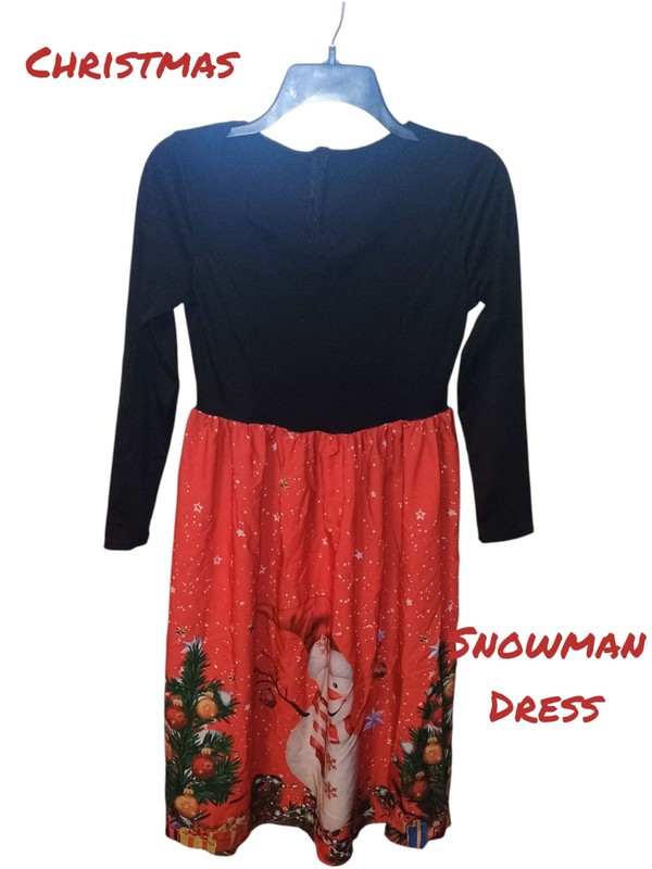 Christmas Sale!! Girls Size LG Snowman Dress