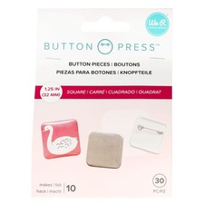 We R Button Press Refill Pack 10/Pkg-Square 31mm 