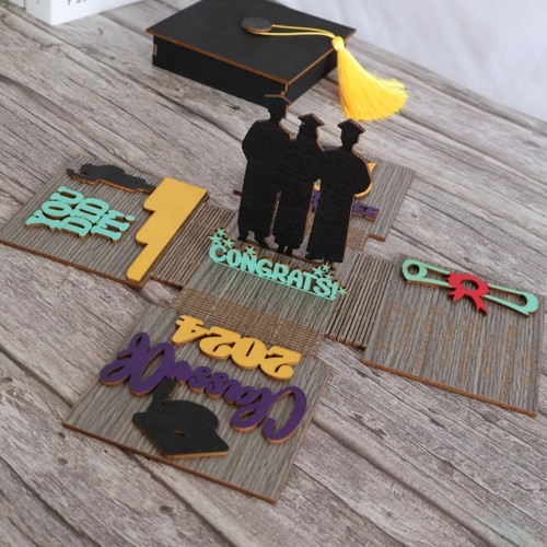 Graduation Hat Box Customizable Present for Graduation - Picture 2 of 8