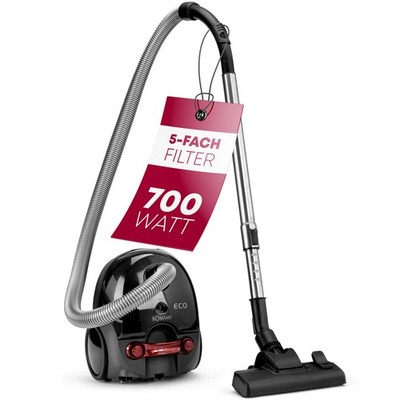 Bomann Bodenstaubsauger BS 9019 CB N anthrazit/rot, 700 Watt, NEU