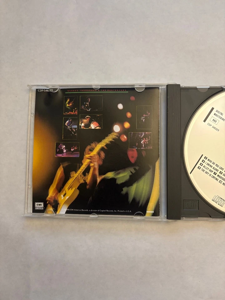 George Thorogood & The Destroyers - Live CD 1986 Blues Rock EMI America Foto 3 de 4
