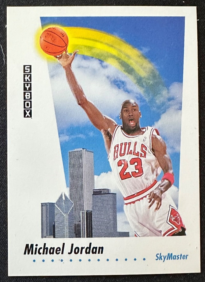 1991-92 Skybox - Michael Jordan #583 - Sky Master - Chicago Bulls - Near Mint